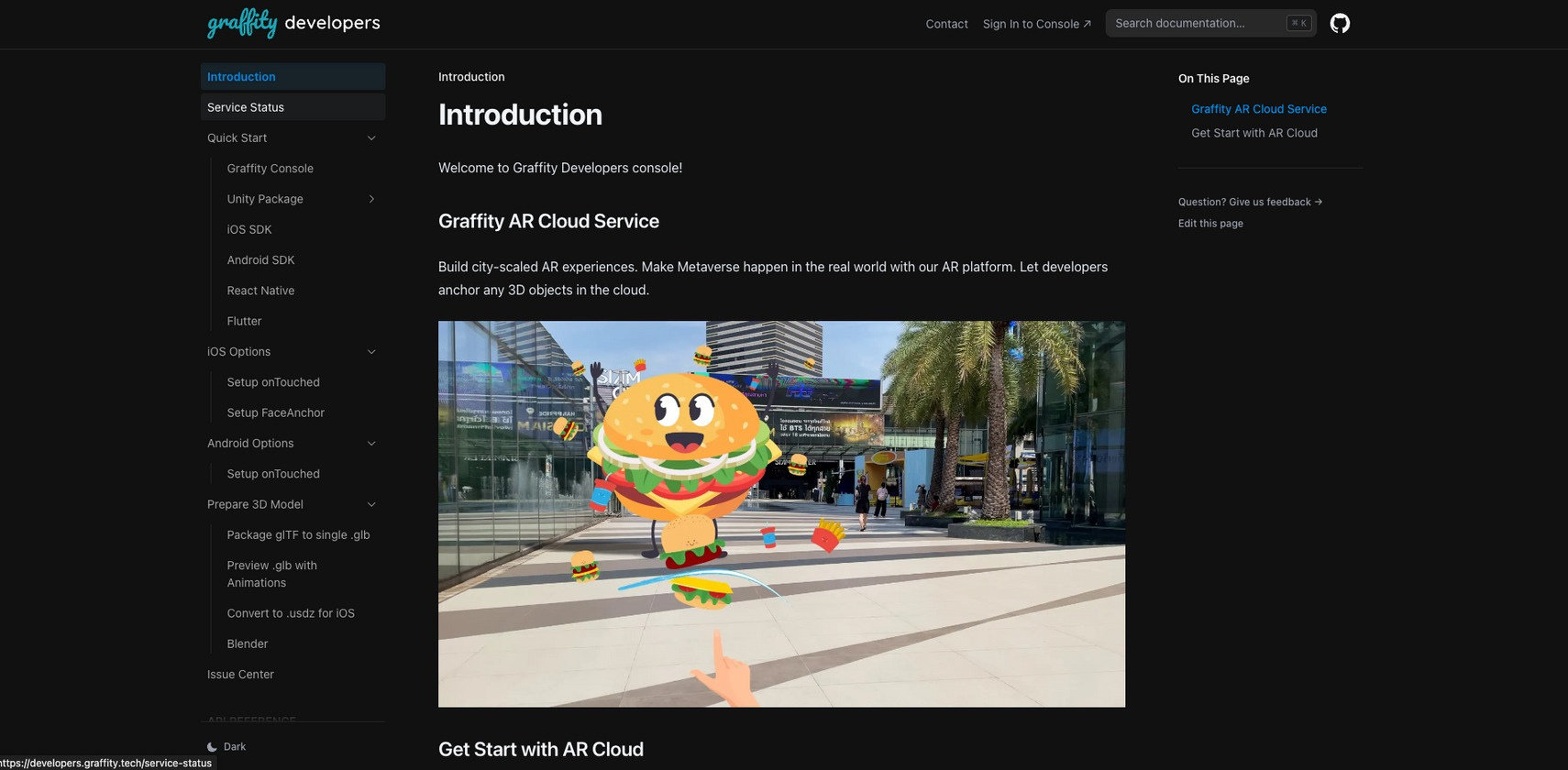 Software Engineer Intern @ Graffity 1